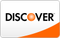 Discover card logo with orange orb and curved orange element.
